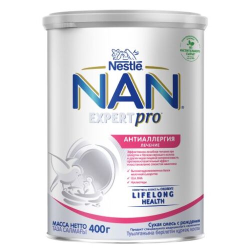 Nan expertpro антиаллергия смесь сухая для детей с рождения 400 гр