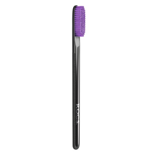 Rocs зубная щетка xl-clean black edition/средняя