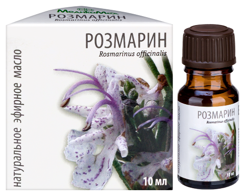 Масло эфирное розмарин 10 мл в индивидуальной упаковке