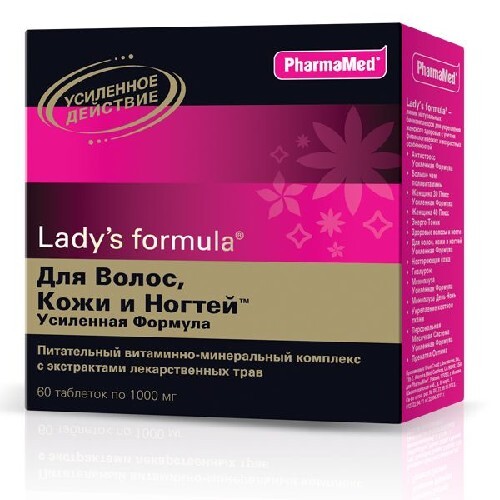 Купить Lady`s formula для волос,кожи и ногтей усиленная формула 60 шт. таблетки цена