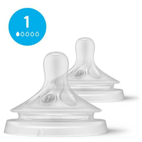 Avent соска поток медленный 0+ 2 шт. Natural Response SCY961/02