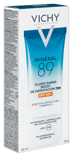 Vichy mineral 89 флюид для лица интенсивно увлажняющий spf50+ 50 мл