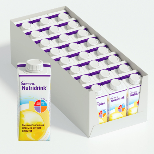 Набор белковое питание 24 уп Нутридринк ванили 200 мл со скидкой 25%