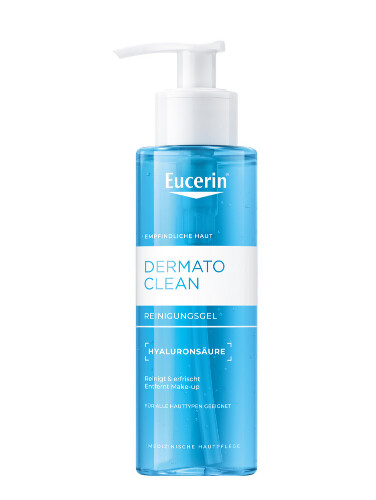 Eucerin dermatoclean освежающий и очищающий гель для умывания 200 мл