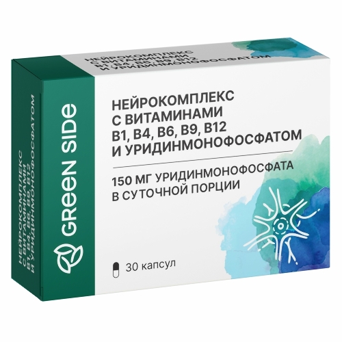 НЕЙРОКОМПЛЕКС С ВИТАМИНАМИ В1 В4 В6 В9 В12 И УРИДИНМОНОФОСФАТОМ