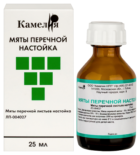 Мяты перечной настойка 25 мл