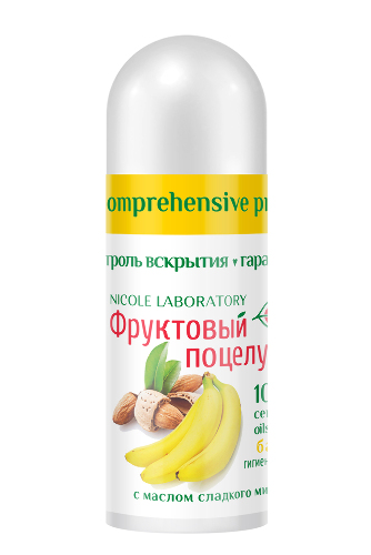 Купить Фруктовый поцелуй помада гигиеническая банан 3,5 г цена