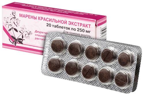 МАРЕНЫ КРАСИЛЬНОЙ ЭКСТРАКТ