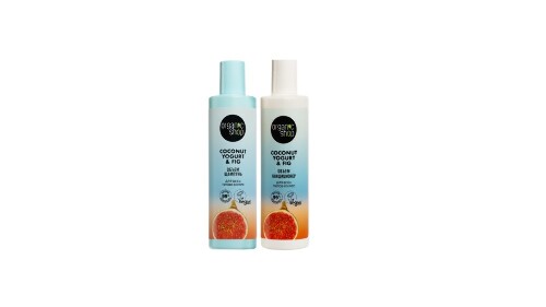 Набор ORGANIC SHOP COCONUT YOGURT&FIG Д/ВСЕХ ТИПОВ ВОЛОС ШАМПУНЬ 280МЛ + КОНДИЦИОНЕР 280 МЛ по спец. цене