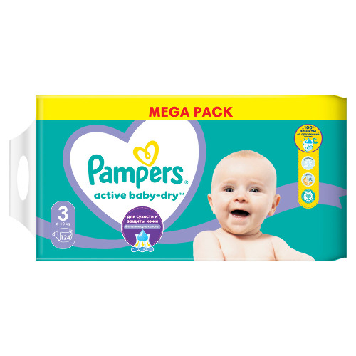 ACTIVE BABY-DRY ПОДГУЗНИКИ