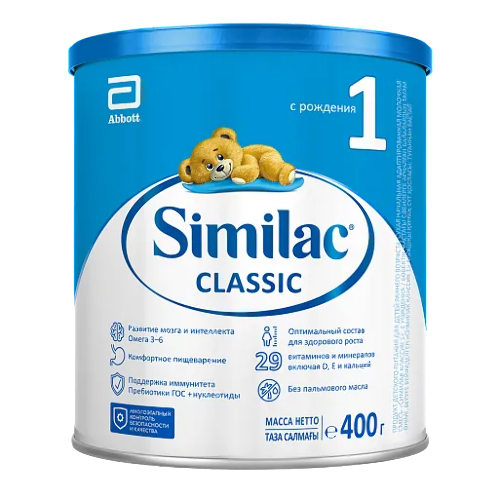 Similac классик 1 смесь сухая молочная для детей от 0 до 6 мес 400 гр