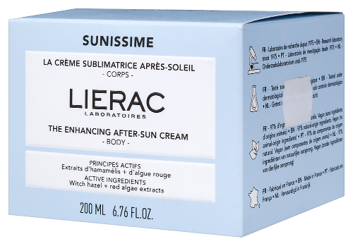Lierac sunissime крем для тела после солнца 200 мл