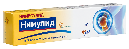 НИМУЛИД ГЕЛЬ ДЛЯ НАРУЖНОГО ПРИМЕНЕНИЯ