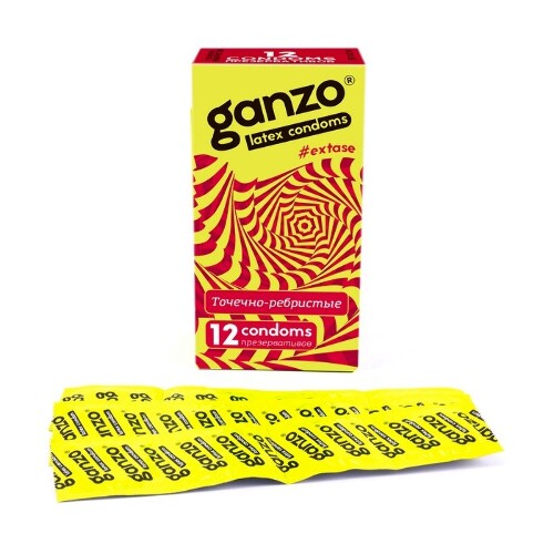 Презервативы ganzo extase 12 шт.