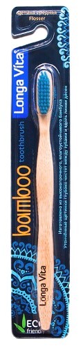 Купить Longa vita bamboo зубная щетка для взрослых арт вт-1 цена