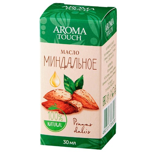 Купить Aroma touch масло косметическое миндальное 30 мл в индивидуальной упаковке цена