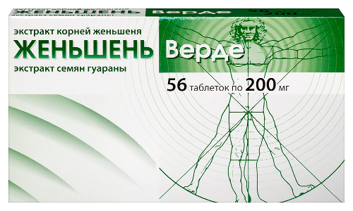 ЖЕНЬШЕНЬ ВЕРДЕ