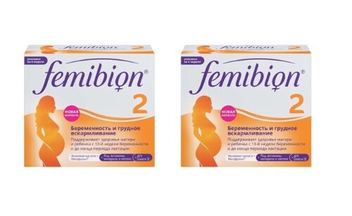 Набор Фемибион 2 №28 табл из 2 уп со скидкой