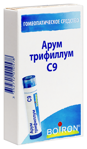АРУМ ТРИФИЛЛУМ С9 ГОМЕОПАТ МОНОКОМП ПРЕПАРАТ РАСТИТ ПРОИСХОЖД