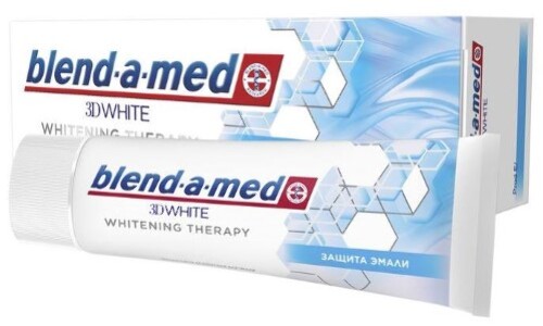 Купить Blend-a-med зубная паста 3d white whitening therapy защита эмали 75 мл цена