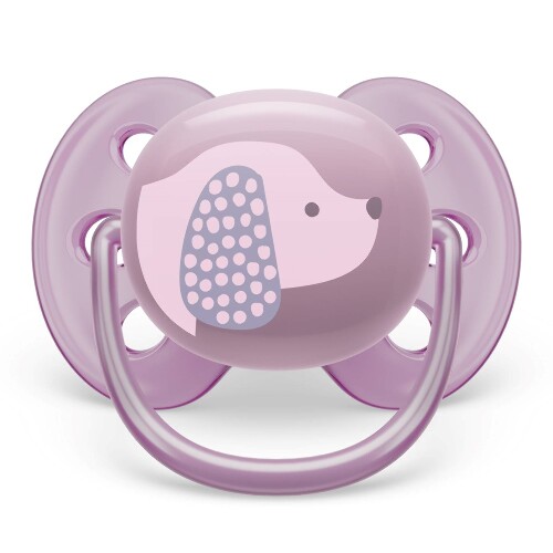 Avent соска-пустышка силиконовая ultra soft 6-18 мес 1 шт. scf092/05