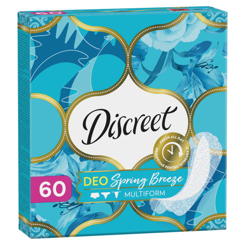 DISCREET DEO MULTIFORM ВЕСЕННИЙ БРИЗ ЕЖЕДНЕВНЫЕ ГИГИЕНИЧЕСКИЕ ПРОКЛАДКИ