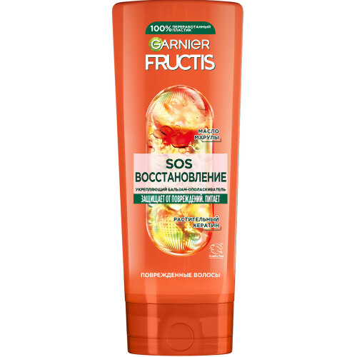 Garnier fructis sos восстановление бальзам-ополаскиватель укрепляющий 387 мл