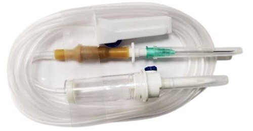Устройство полимерное для вливания кровезаменителей и инфузионных растворов однократного применения стерильное пр 23-05-мпк елец с иглой 0,8х40 мм 1 шт.