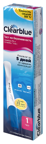 Тест для определения беременности clearblue plus