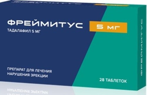 Купить Фреймитус 5 мг 28 шт. таблетки, покрытые пленочной оболочкой цена