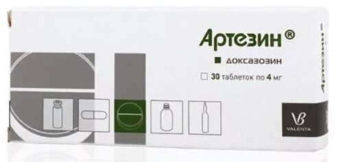 Купить Артезин 4 мг 30 шт. таблетки цена