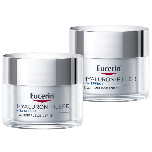 Набор из 2-х уп EUCERIN HYALURON-FILLER КРЕМ ДЛЯ ДНЕВНОГО УХОДА ЗА СУХОЙ ЧУВСТВИТЕЛЬНОЙ КОЖЕЙ SPF15 50МЛ