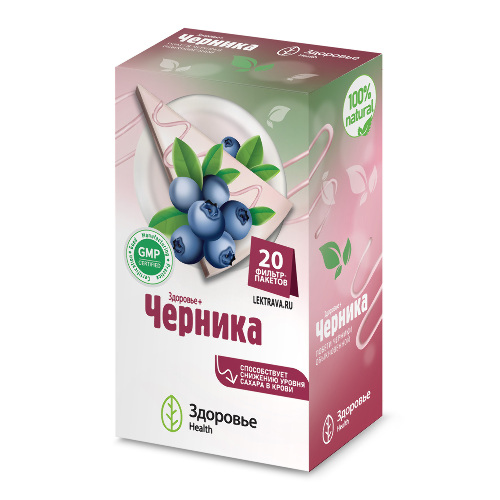 ФИТОЧАЙ ЗДОРОВЬЕ+ЧЕРНИКА