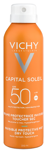 Купить Vichy capital ideal soleil спрей-вуаль увлажняющий легкий для тела spf50 200 мл цена