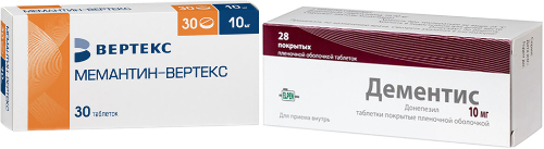 Набор МЕМАНТИН-ВЕРТЕКС 0,01 N30 ТАБЛ П/ПЛЕН/ОБОЛОЧ/БЛИСТЕР + ДЕМЕНТИС 0,01 N28 ТАБЛ П/ПЛЕН/ОБОЛОЧ