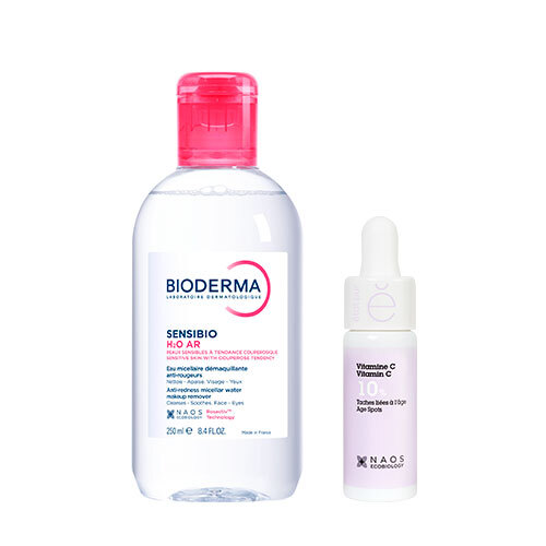 Набор BIODERMA SENSIBIO Н2О AR МИЦЕЛЛЯРНАЯ ВОДА 250МЛ + ETAT PUR СЫВОРОТКА С ВИТАМИНОМ С 10% 15МЛ