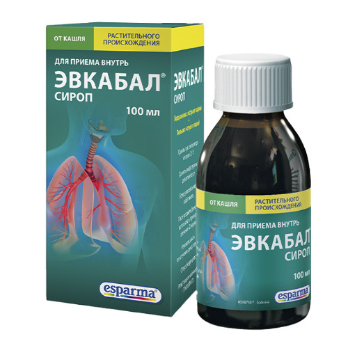 Купить Эвкабал сироп 100 мл флакон цена