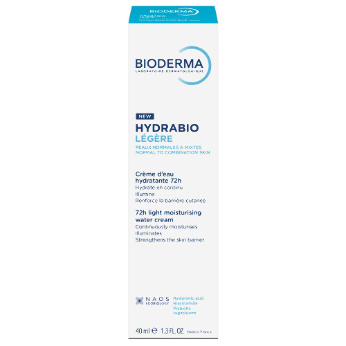Bioderma hydrabio крем для нормальной и комбинированной кожи легкий увлажняющий 40 мл