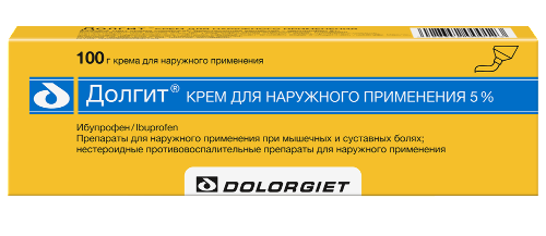 Долгит 5% крем для наружного применения 100 гр