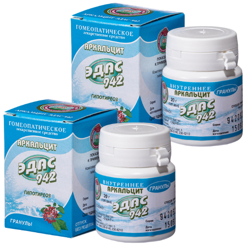 Набор ЭДАС - 942 Аркальцит со скидкой 40% на вторую упаковку