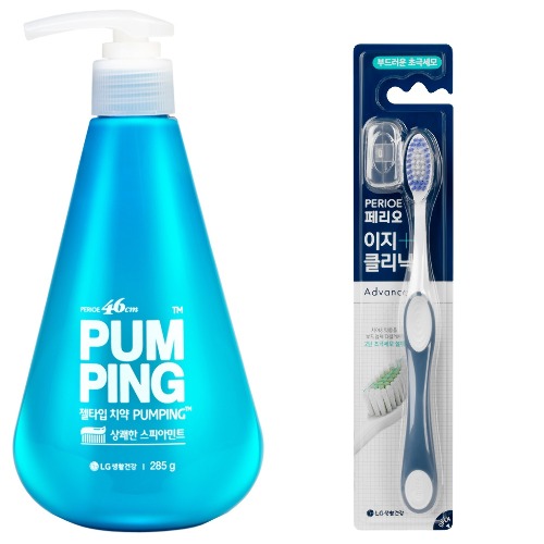 Набор Рerioe зубная щетка easy cleanic/мягкая + Рerioe зубная паста original pumping toothpaste 285,0