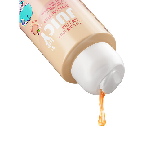 Splat juicy lab гель для душа детский душистый персик 400 мл