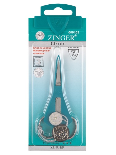 Zinger ножницы маникюрные для ногтей b116 s sh