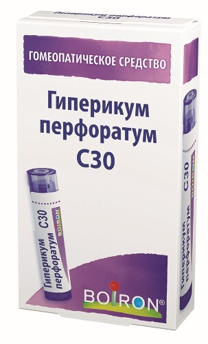 Гиперикум перфоратум с30 гомеопатический монокомпонентный препарат растительного происхождения 4 гр гранулы гомеопатические