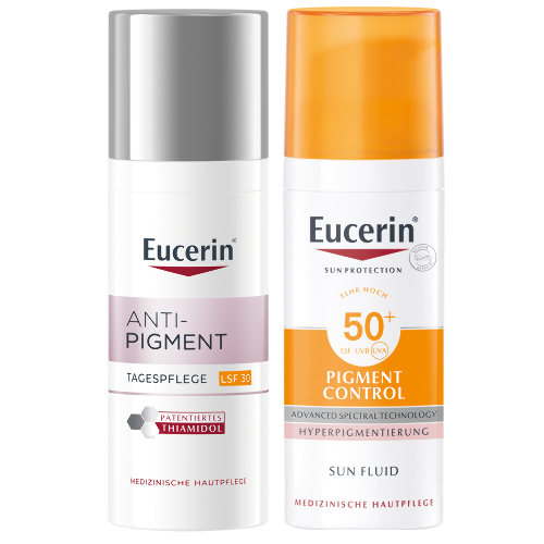 Набор EUCERIN ANTI-PIGMENT КРЕМ ДНЕВНОЙ ПРОТИВ ПИГМЕНТАЦИИ 50МЛ + EUCERIN ФЛЮИД СОЛНЦЕЗАЩИТНЫЙ ПРОТИВ ПИГМЕНТАЦИИ SPF 50+ 50МЛ