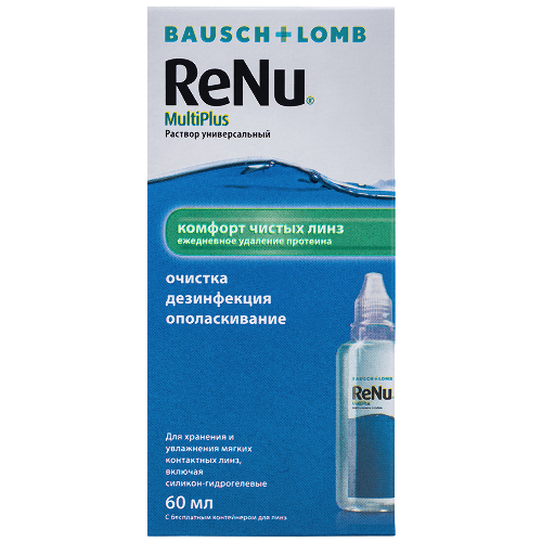 ReNu MultiPlus универсальный раствор для линз 60 мл