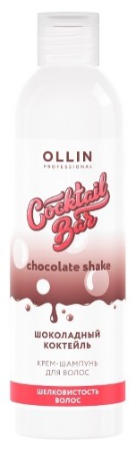Купить Ollin cocktail bar крем-шампунь шоколадный коктейль шелковистость волос 400 мл цена
