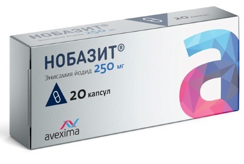 Нобазит 250 мг 20 шт. капсулы