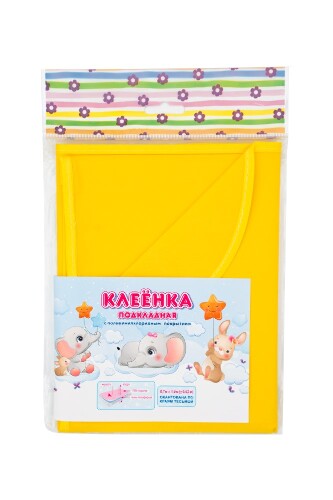 Клеенка подкладная пвх перспектива 0,7х1,0 м/цветная/окантовка тесьмой