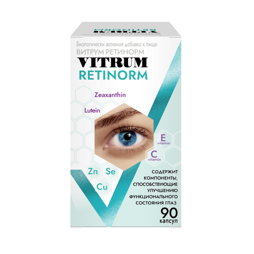 Витрум ретинорм 90 шт. капсулы массой 598 мг